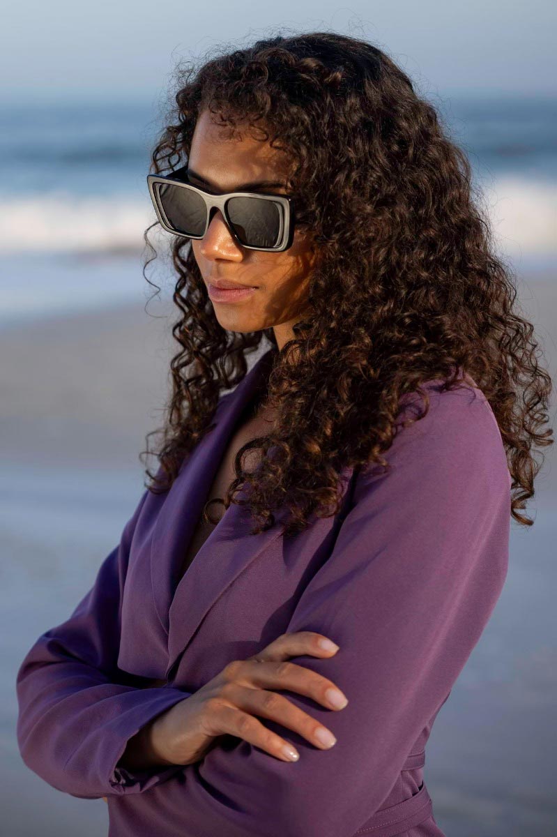 Heart-shaped sunglasses with pink lenses