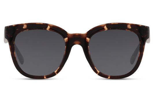 Heart-shaped sunglasses with pink lenses