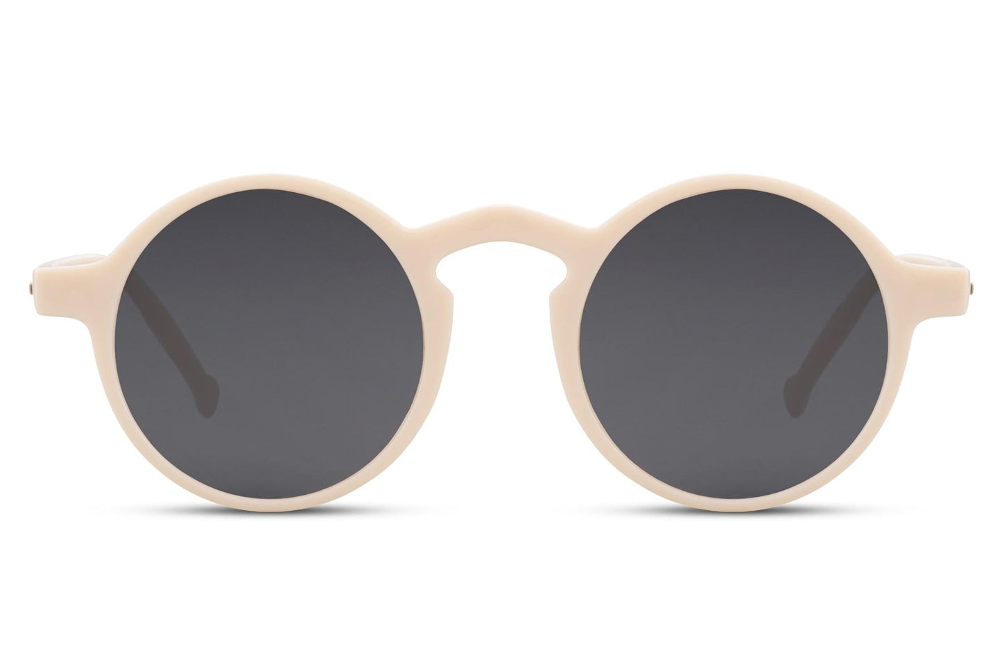 Heart-shaped sunglasses with pink lenses