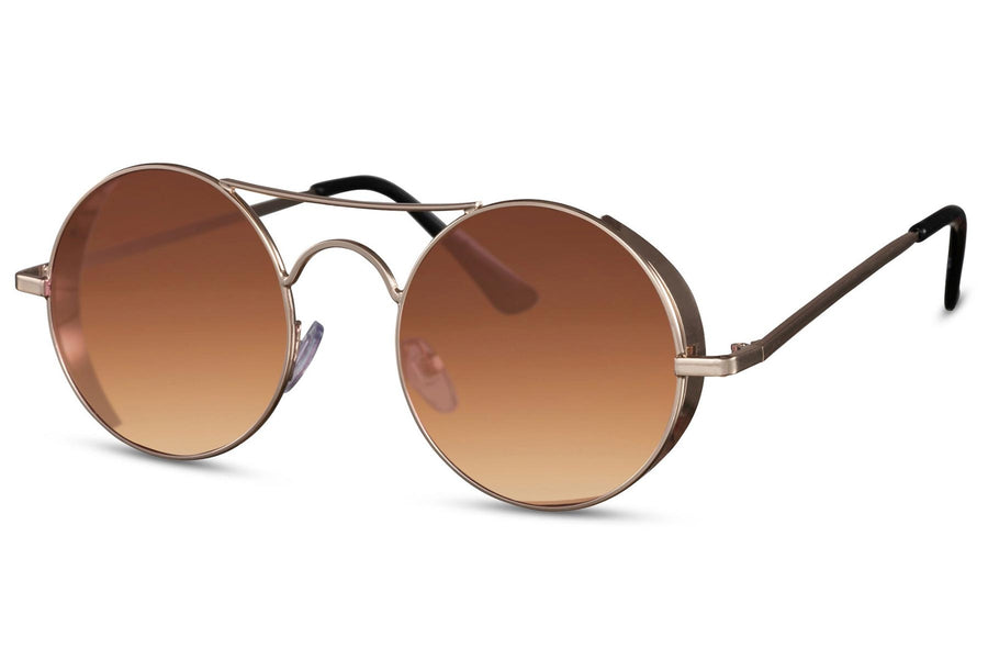 Heart-shaped sunglasses with pink lenses