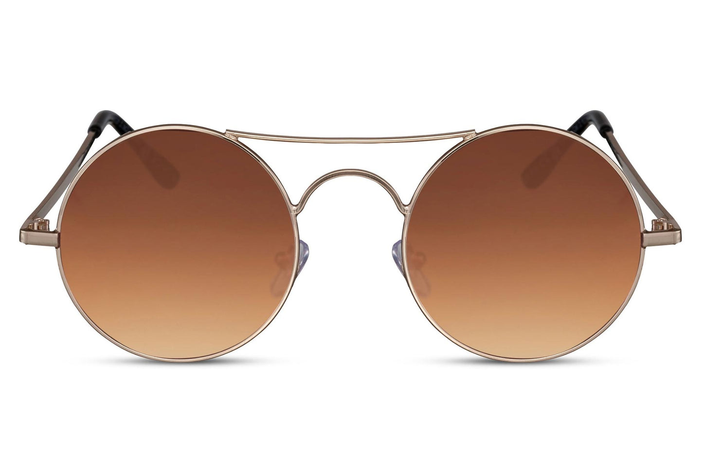Heart-shaped sunglasses with pink lenses