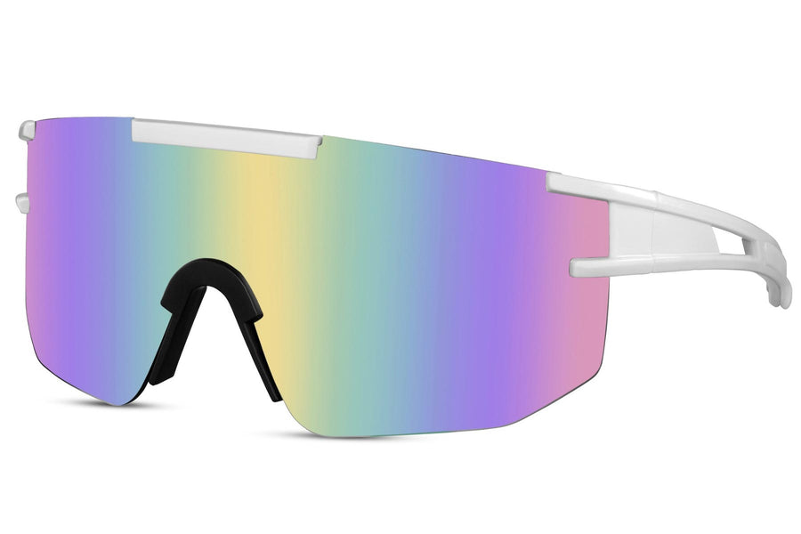 Heart-shaped sunglasses with pink lenses