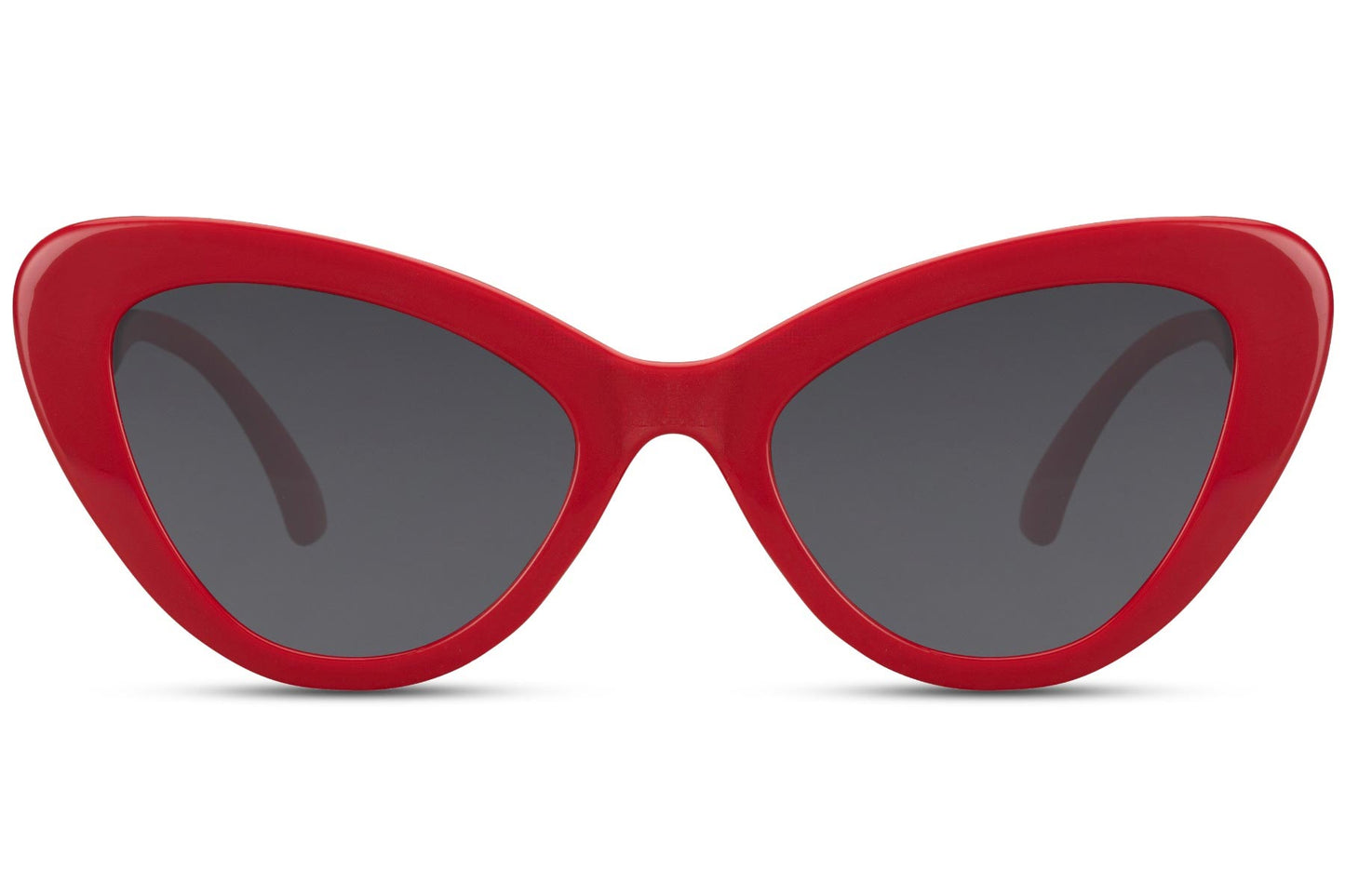 Heart-shaped sunglasses with pink lenses