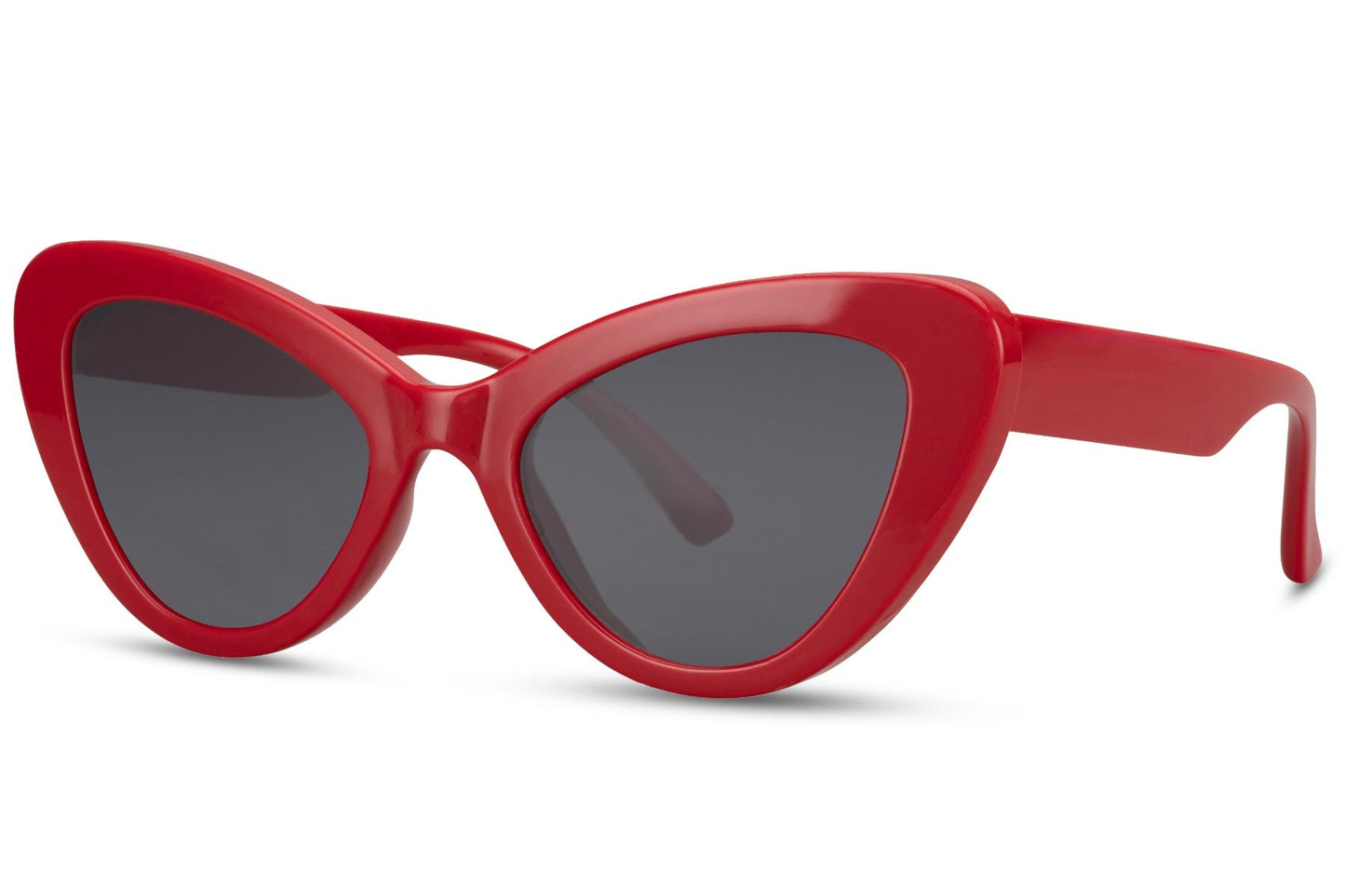 Heart-shaped sunglasses with pink lenses