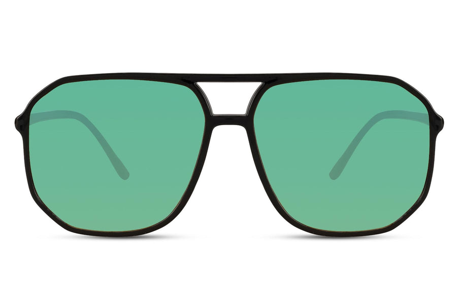 Heart-shaped sunglasses with pink lenses