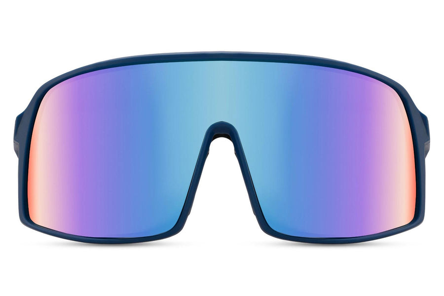 Solglasögon med cylindriskt synfält och spegelglas #8167