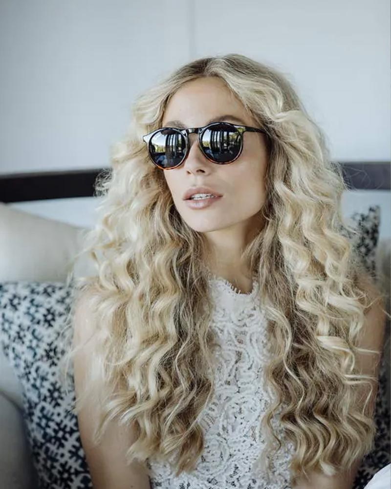 Heart-shaped sunglasses with pink lenses