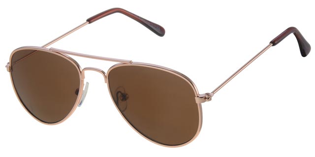 Pilotglasögon i metall för barn 0-4år - Rose Gold