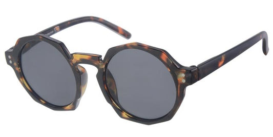Round sunglasses for children 0-4 years - Brown Demi