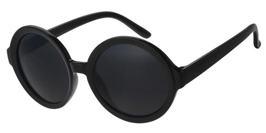 Round sunglasses for children 5-8 years - Black