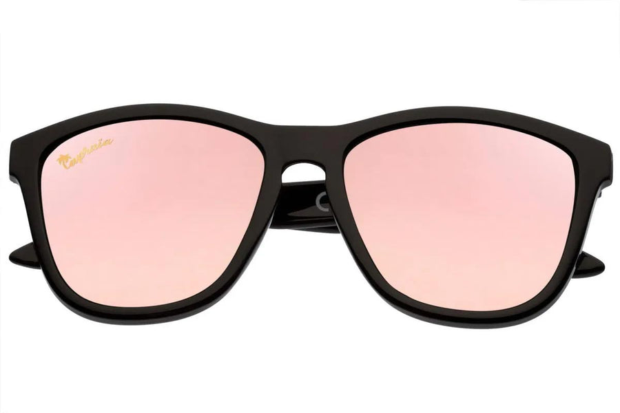 Heart-shaped sunglasses with pink lenses