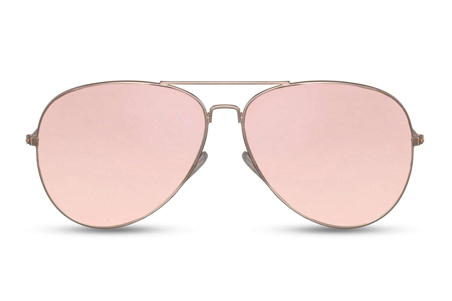 Heart-shaped sunglasses with pink lenses