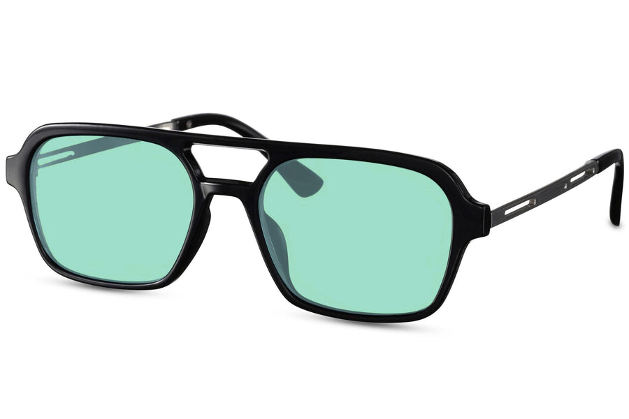 Heart-shaped sunglasses with pink lenses