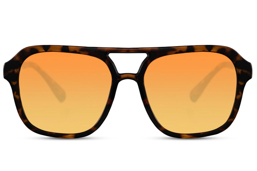 Heart-shaped sunglasses with pink lenses