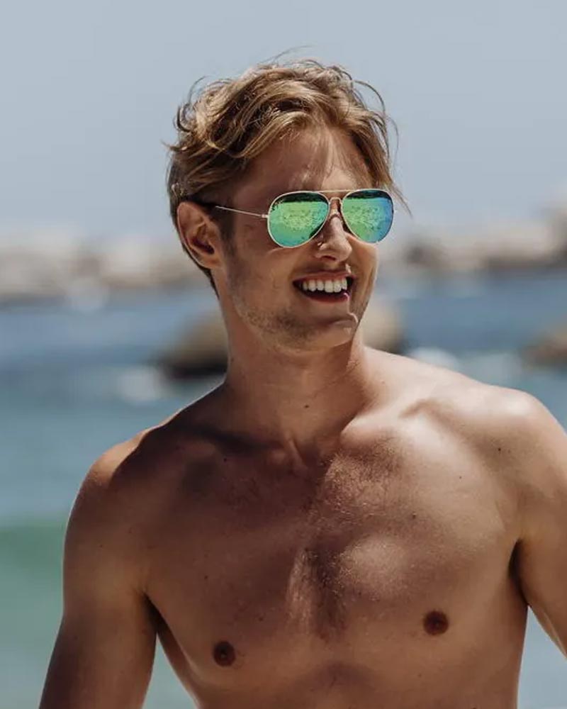 Heart-shaped sunglasses with pink lenses