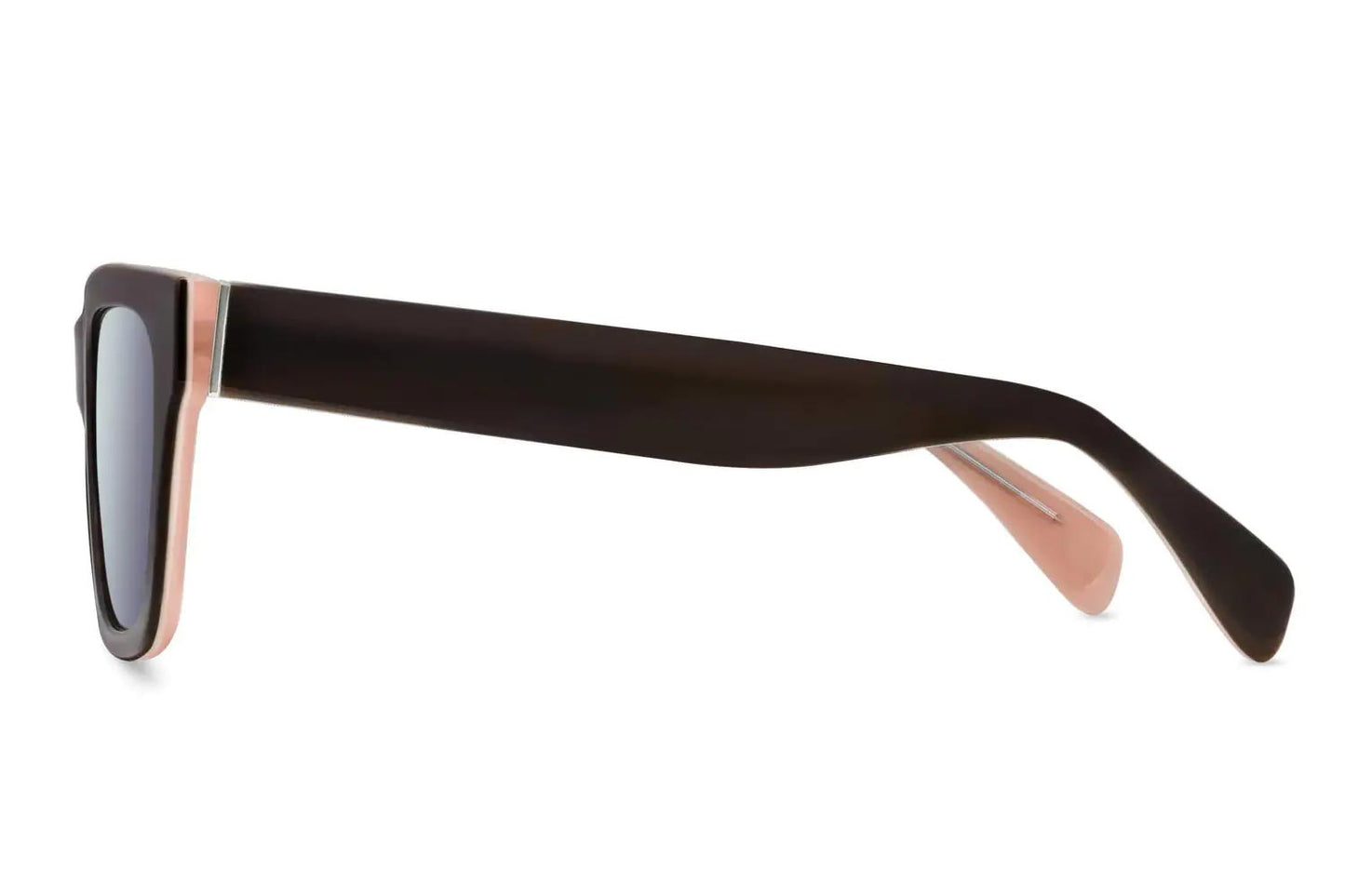 Heart-shaped sunglasses with pink lenses