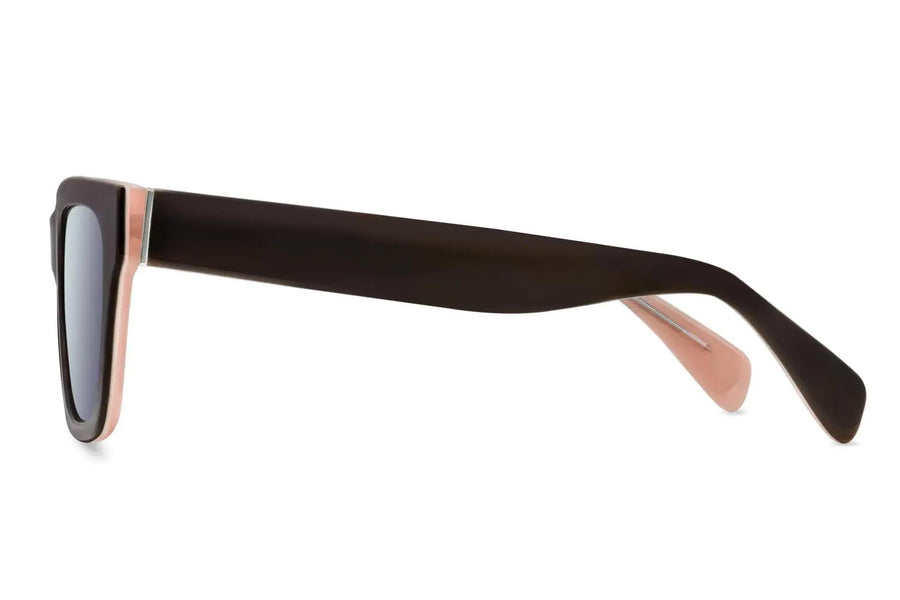 Heart-shaped sunglasses with pink lenses