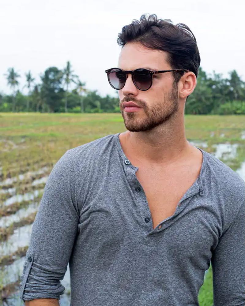 Heart-shaped sunglasses with pink lenses