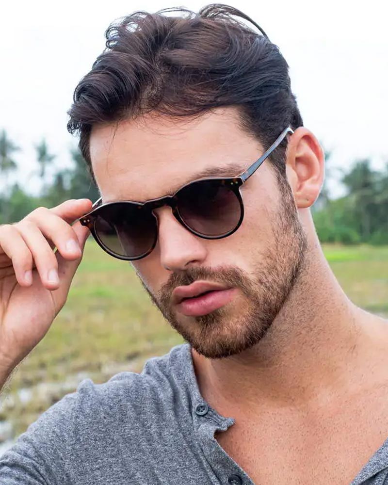 Heart-shaped sunglasses with pink lenses