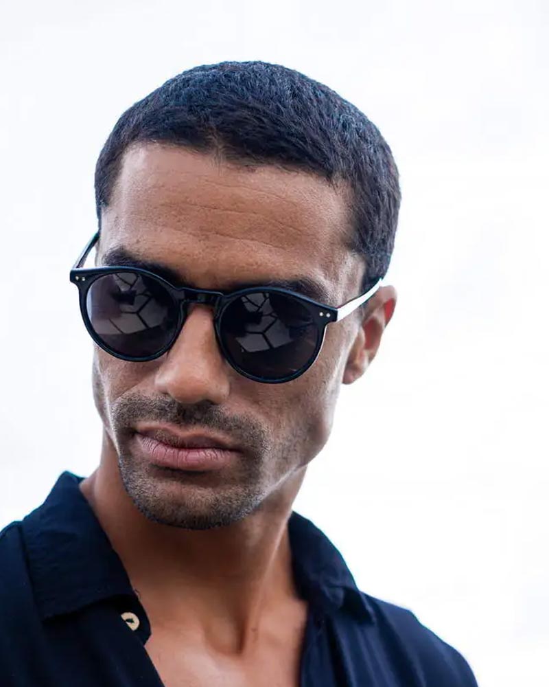 Heart-shaped sunglasses with pink lenses