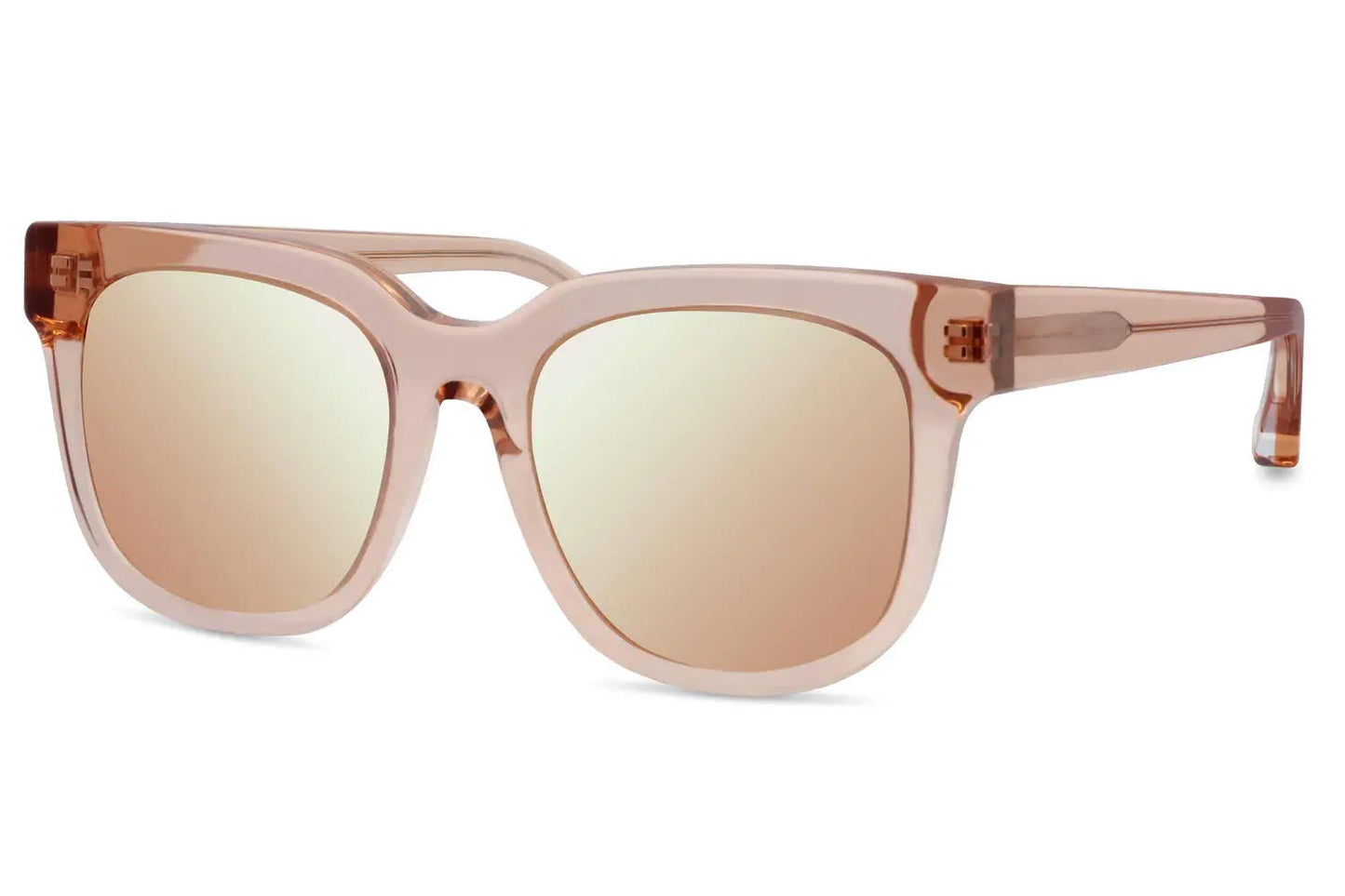 Heart-shaped sunglasses with pink lenses