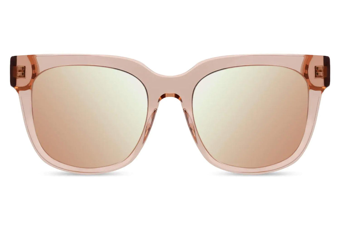 Heart-shaped sunglasses with pink lenses