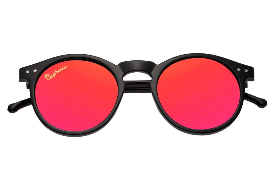 Heart-shaped sunglasses with pink lenses