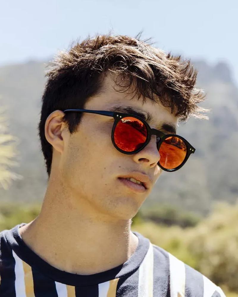 Heart-shaped sunglasses with pink lenses