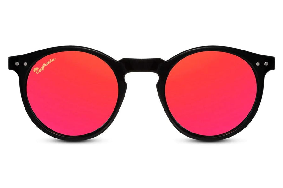 Heart-shaped sunglasses with pink lenses