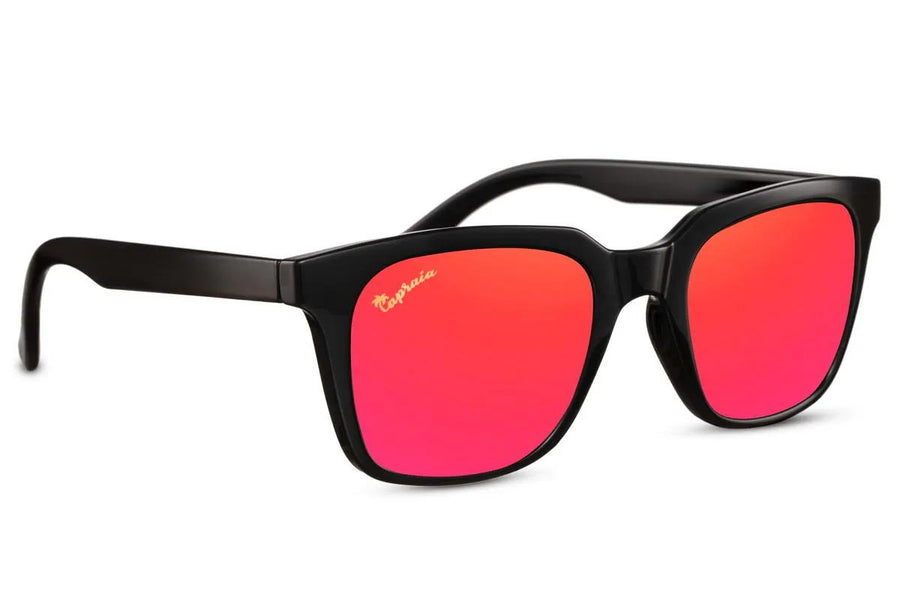 Heart-shaped sunglasses with pink lenses