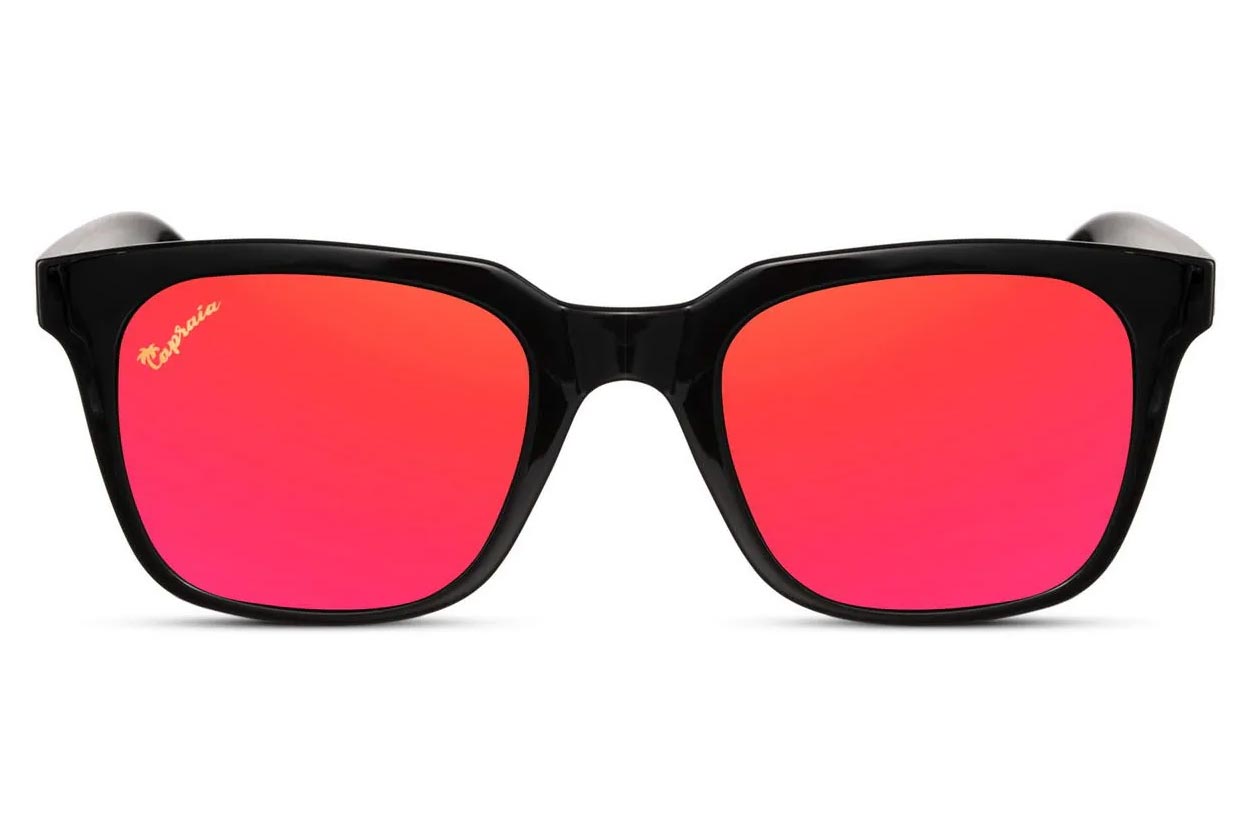 Heart-shaped sunglasses with pink lenses
