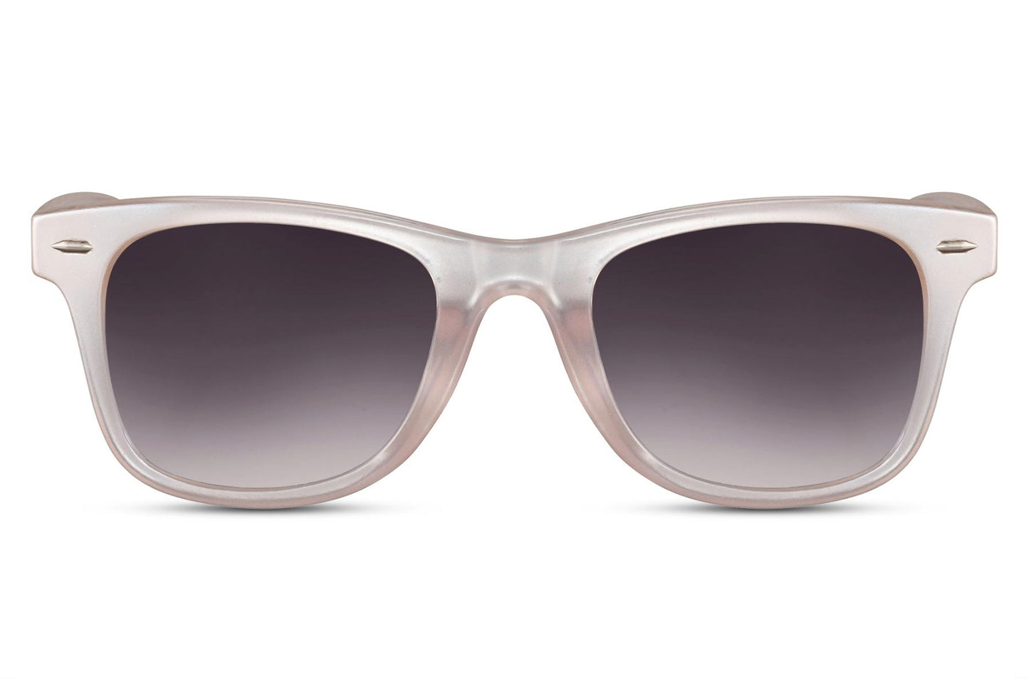 Heart-shaped sunglasses with pink lenses