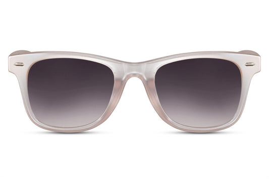 Heart-shaped sunglasses with pink lenses