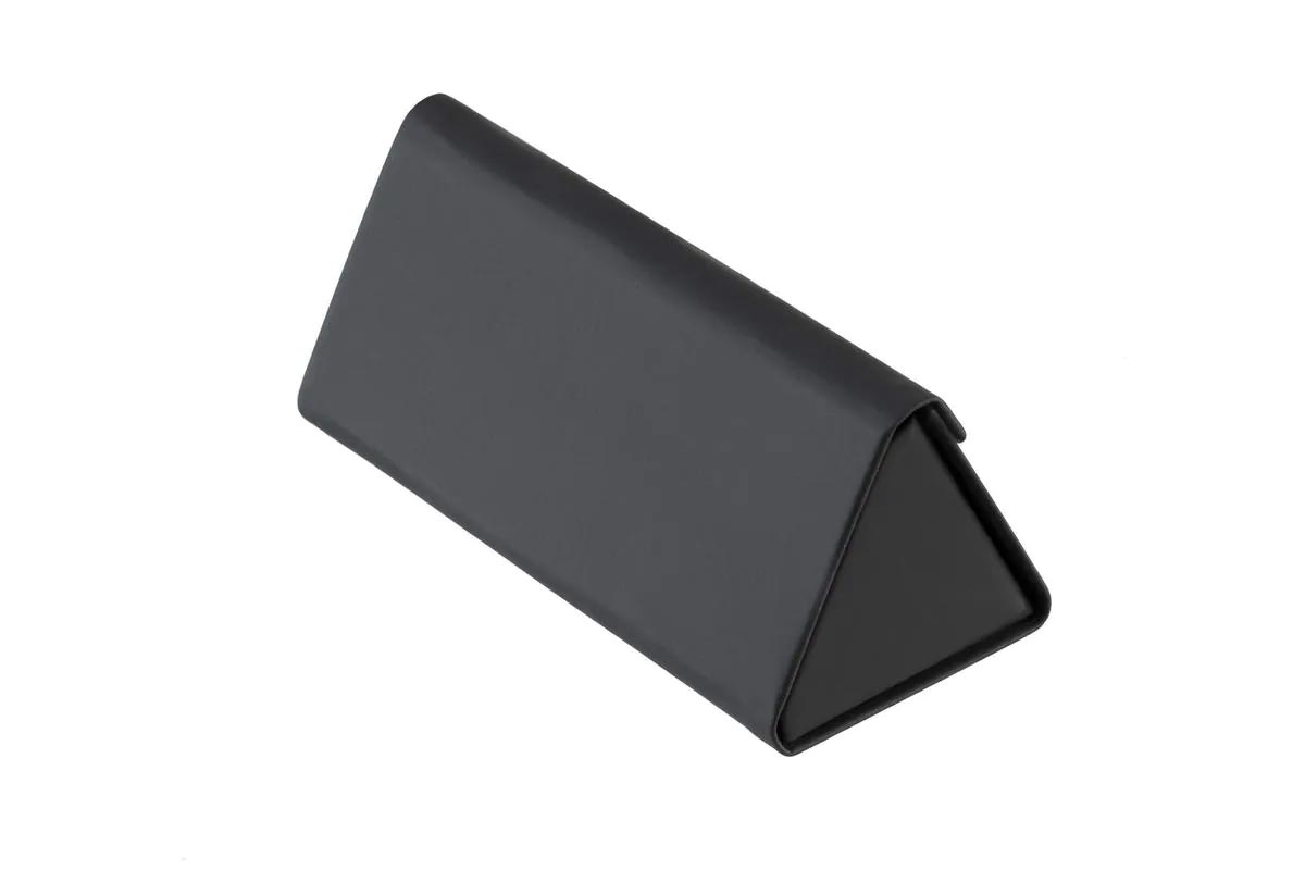 Hard foldable glasses case in black