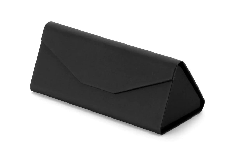 Hårt vikbart glasögonfodral i svart