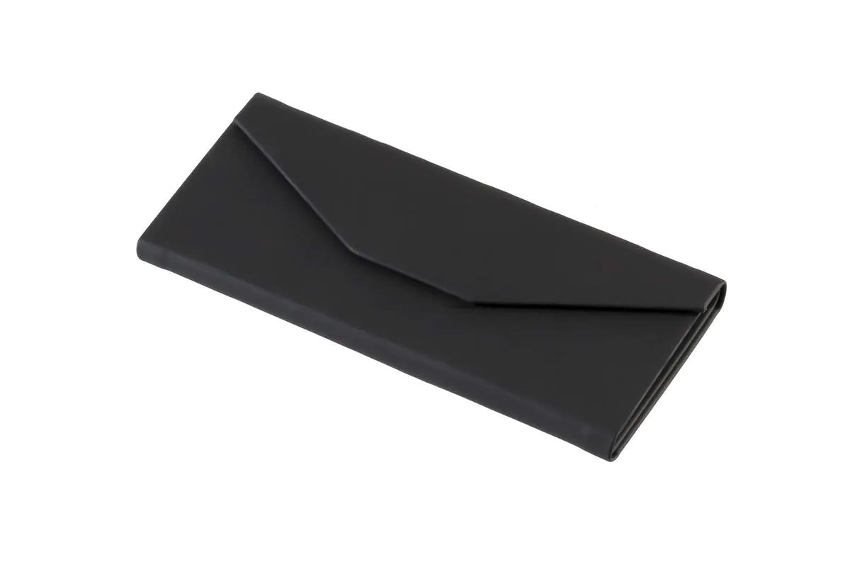 Hard foldable glasses case in black